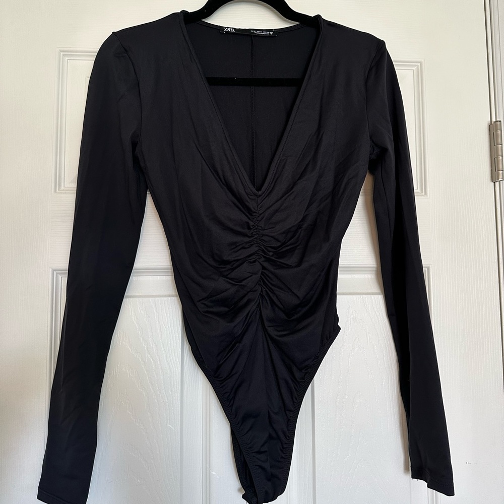 Zara Deep V Bodysuit